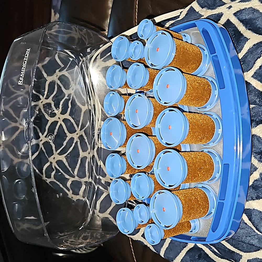 Remington hot rollers blue
